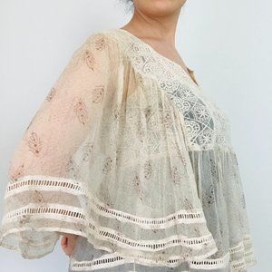 Romantic Beige Tunic